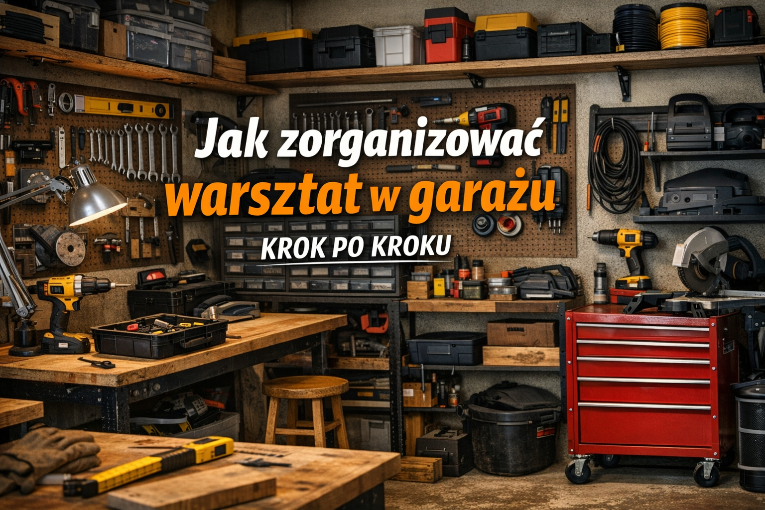 Jak zorganizować warsztat w garażu krok po kroku