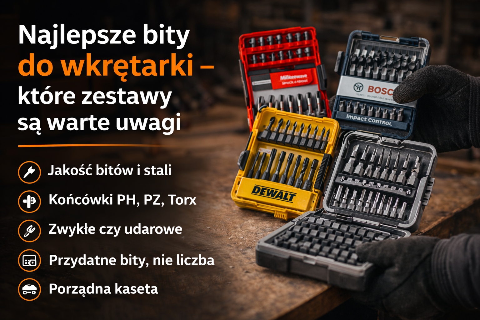 Najlepsze bity do wkrętarki