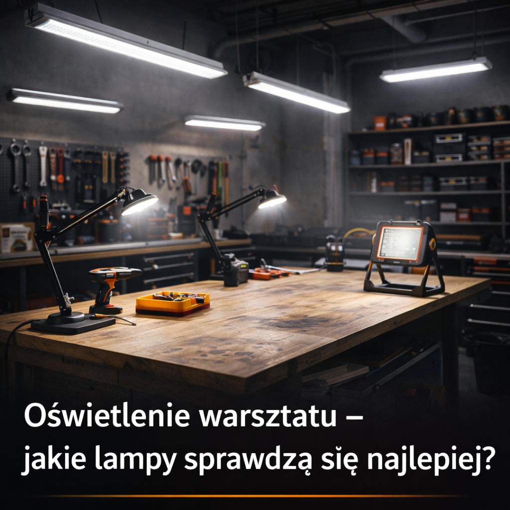 Oświetlenie warsztatu